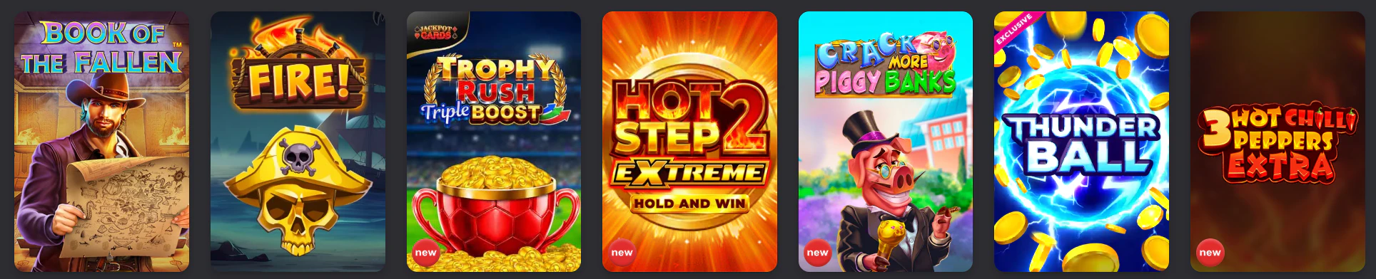 Fezbet Casino selección de juegos de tragamonedas